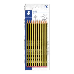 10 Pack Sharpened Graphite Pencil Blister Card
