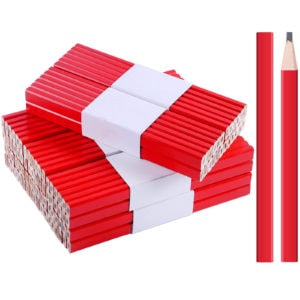 12 Pack Carpenter Pencil with Cardstock Sleeve