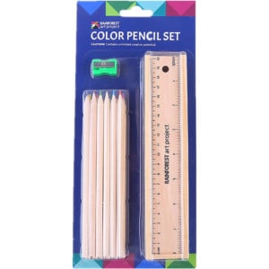 12-Pack Colorful Pencil Set Blister Packaging