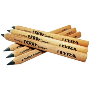 3.5 inch graphite pencil triangle linden wood stamping sharpened