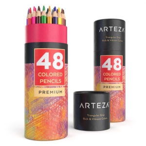 48 Pack Colorful Pencil Set Barrel Packing