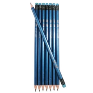 7 inch graphite pencil hexagon poplar wood painting stamping sharpened eraser
