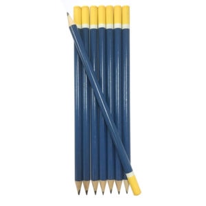 graphite pencil 7 inch round poplar wood painting dipped top sharpened