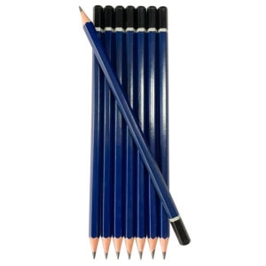 painting dipped sharpened pencil 7 inch graphite linden wood