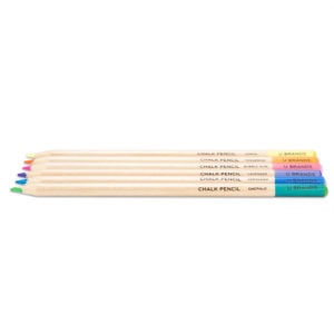 round 7 inch sharpened colorful pencil dipped top stamping
