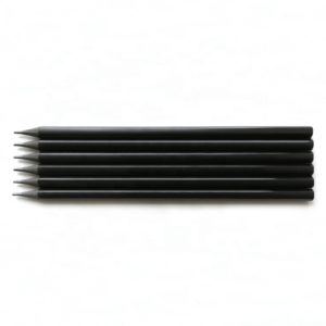 round plastic 7 inch sharpened graphite pencil dipped top painting