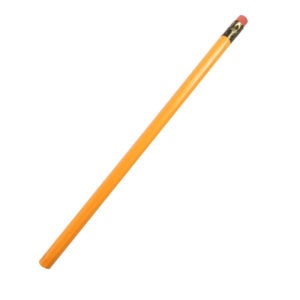 yellow pencil with eraser