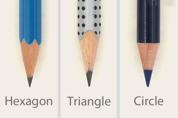 Different Shapes Of Pencil
