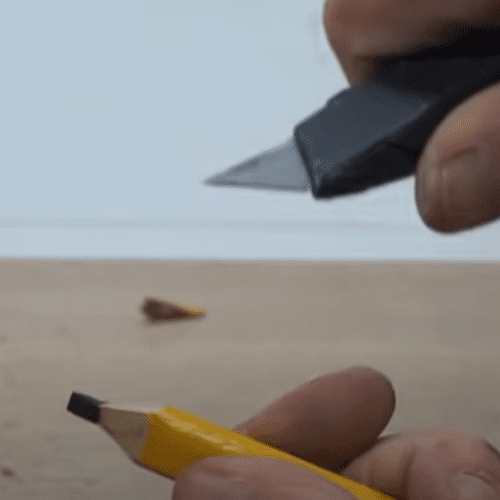 Sharpen A Carpenter's Pencil Step 6