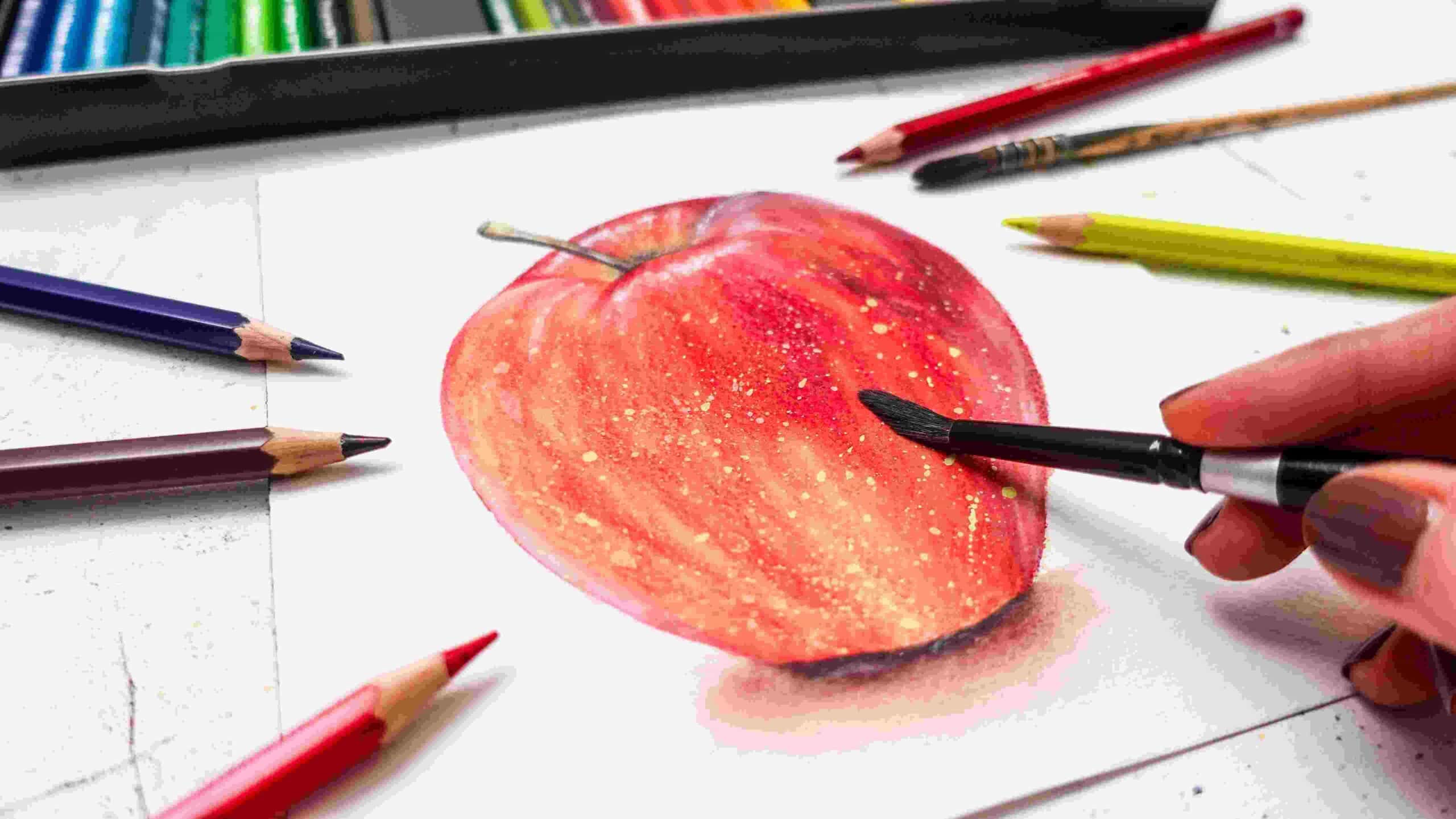 Watercolor Colored Pencil